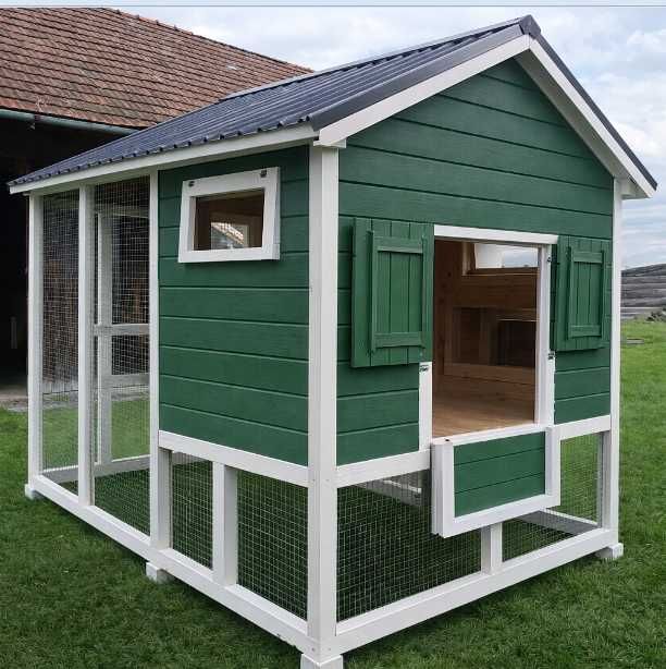 Kurnik drewniany woliera