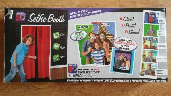 Budka foto do "selfie".