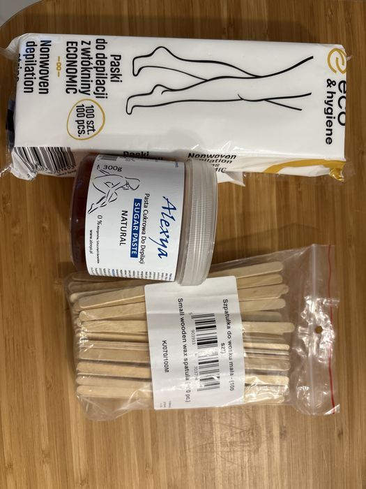 Zestaw do depilacji pasta cukrowa