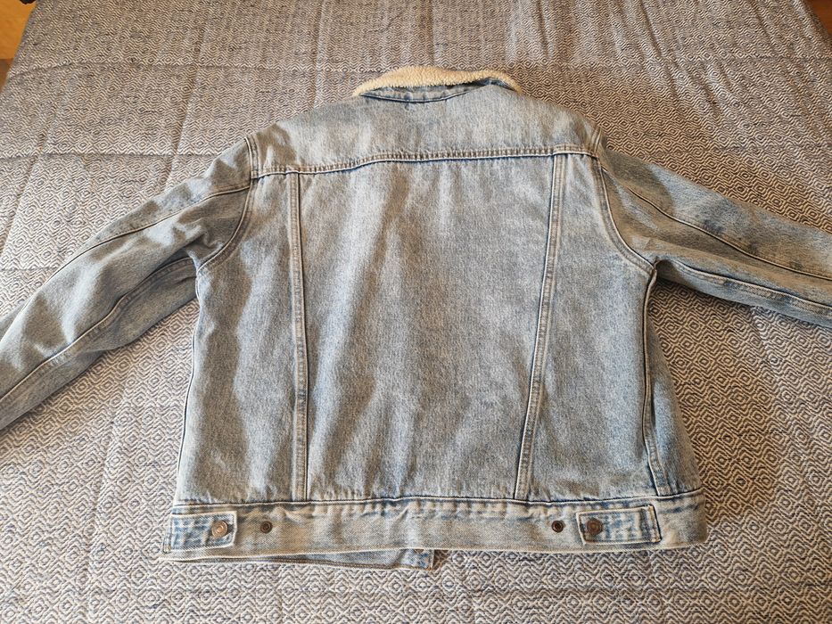 Blusão feminino de ganga em excelente estado