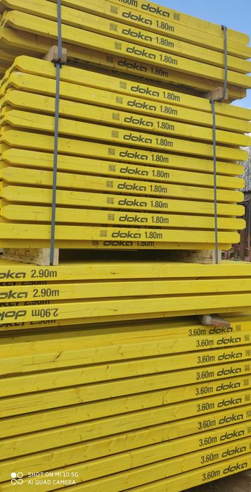 Dźwigar H20 DOKA Podpora 14KN 20KN 30KN Trójnoga Głowica Sklejki Blaty