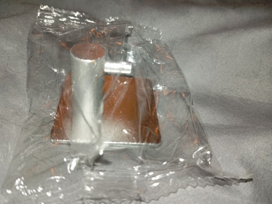 Nowoczesny haczyk ścienny stalowy – samoprzylepny 3M – loft/minimal