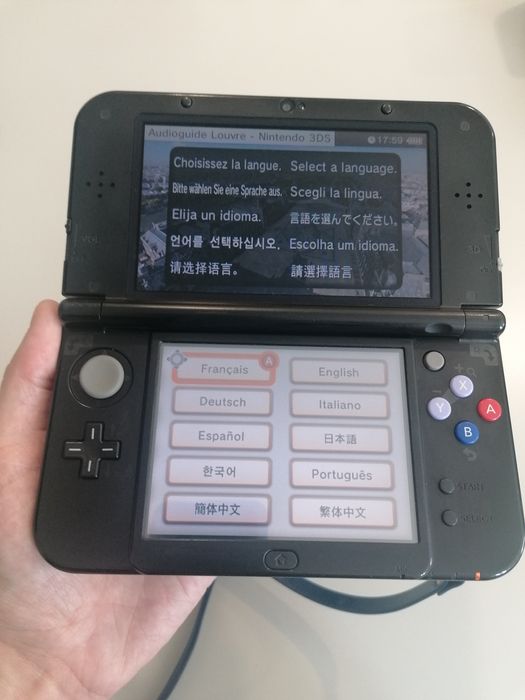 Nintendo New 3DS XL Edição do Museu do Louvre RARISSIMO