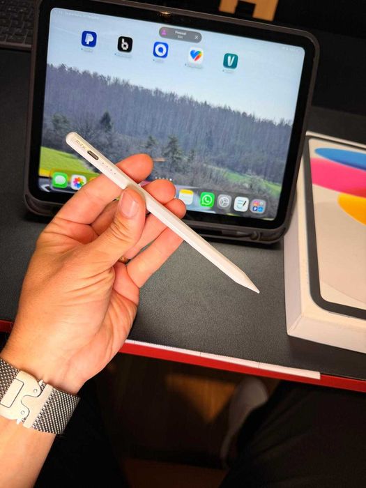 Apple iPad A16 + Capa Dobrável Suporte + Caneta Pencil Bluetooth
