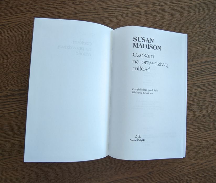 Powieść Susan Madison "Czekam na prawdziwą miłość"