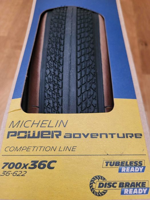 Opony Michelin Power Adventure TS TLR 700x36c nowe