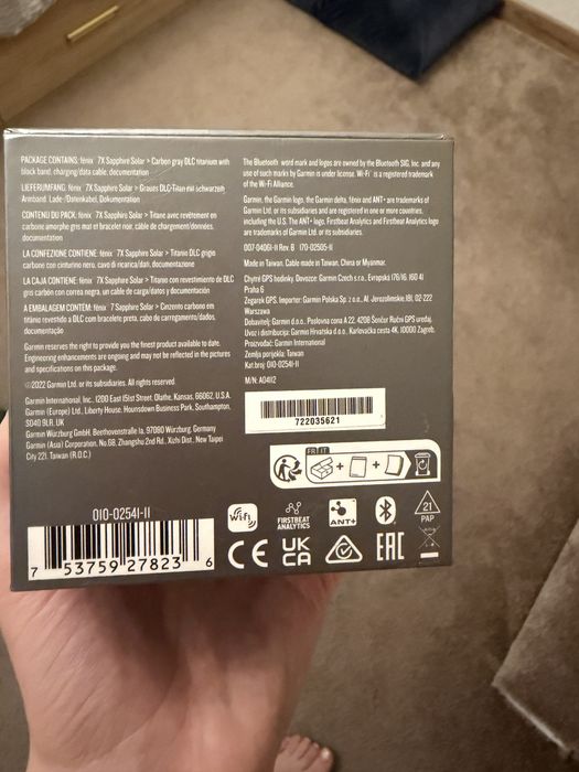 Продам Garmin Fenix 7x Sapphire Solar