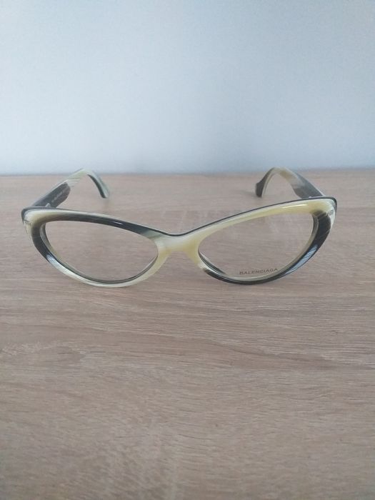 BALENCIAGA NOWE oryginalne okulary oprawki korekcyjne z etui kot koty
