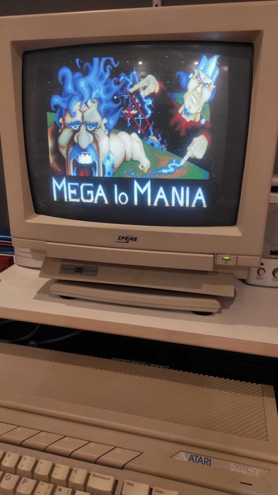 Atari 520 STE 4MB z Folią na Logo, Książki, instrukcja