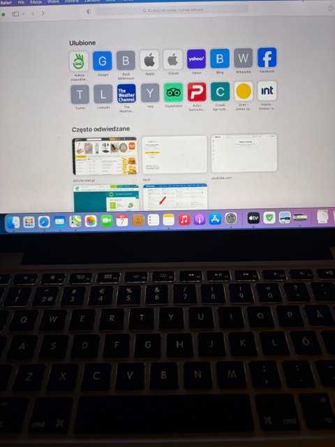 macbook pro 1502  256KB 3MB 8GB core i5 100% sprawny z ładowarką