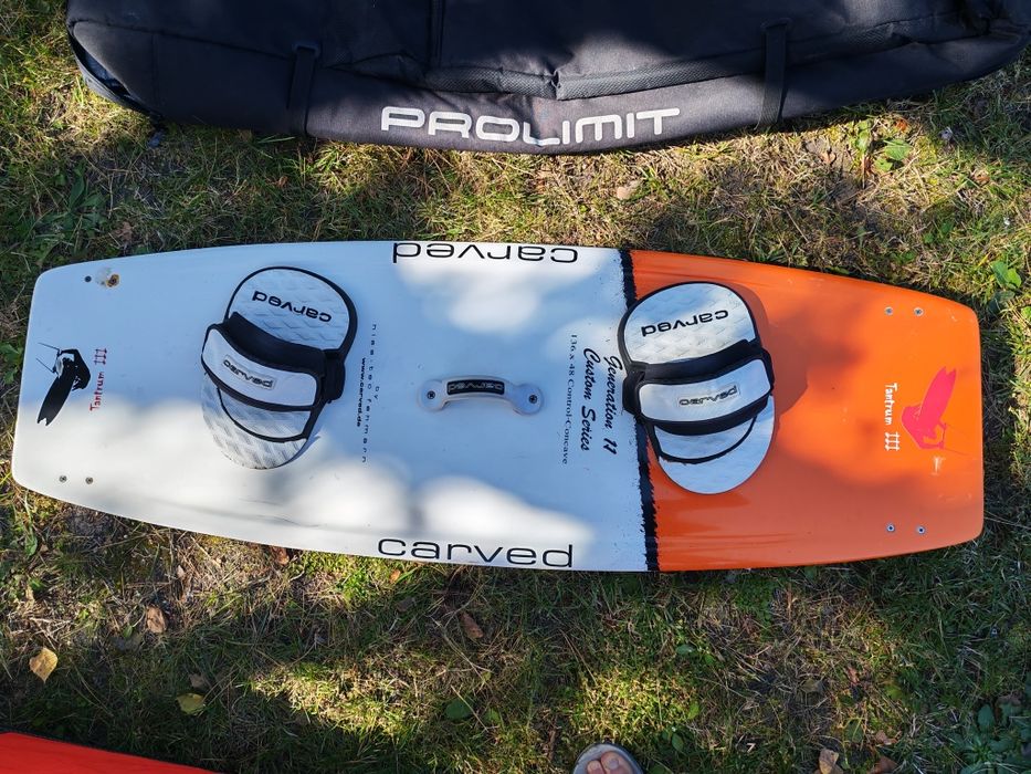Zestaw do kitesurfingu cabrina 9m bar pompka deska