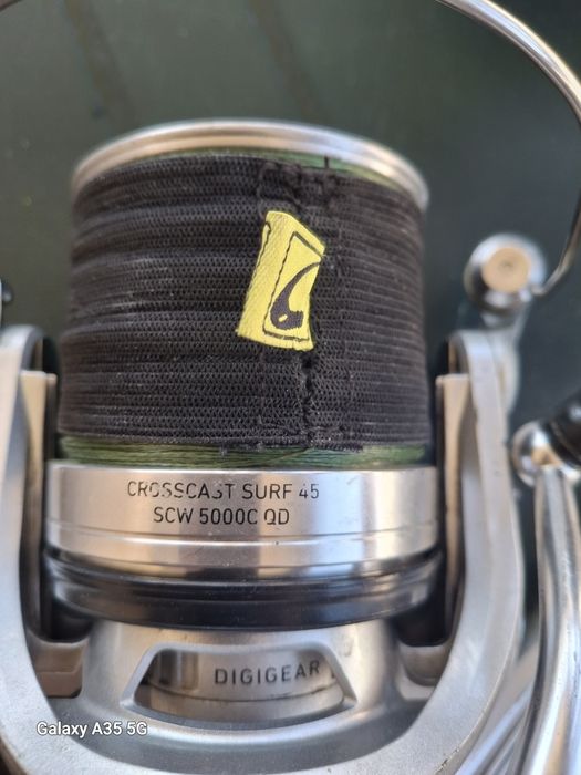 Carreto e estaca de pesca