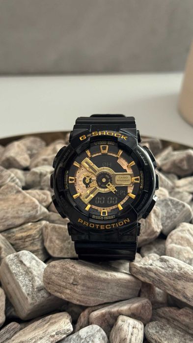 Casio G-Shock GA-110GB-1AER чорні Оригінал /Часы Касио оригинал черные