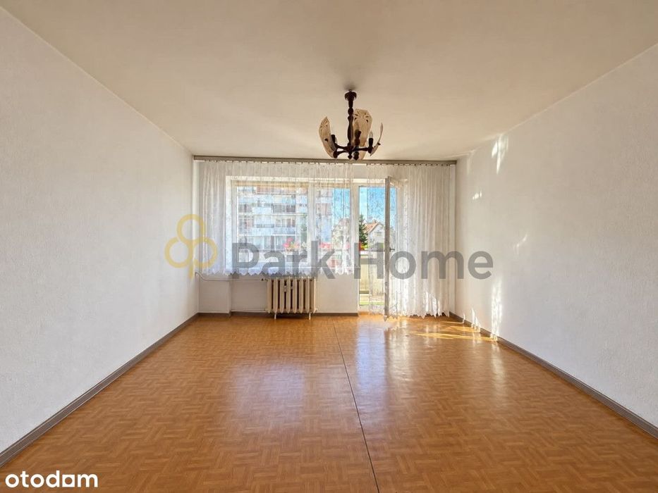 Os. Ogrody, I piętro, 3 pokoje, balkon. Cegła.