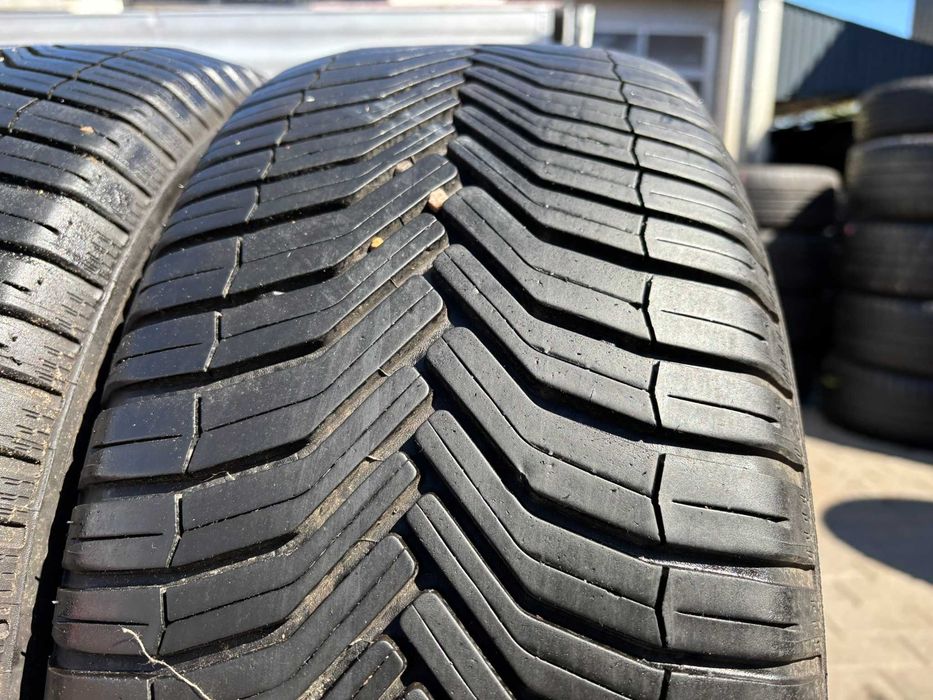 2X OPONY CAŁOROCZNE 215/55R17 94V Michelin CrossClimate+ 6.9MM 2022R SPRAWDZONE CAŁE!