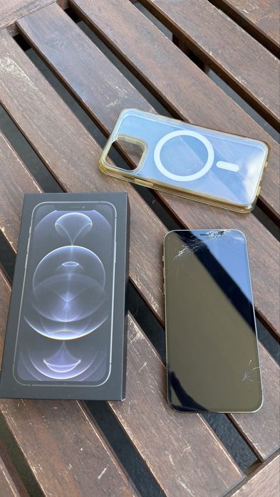 iPhone 12 Pro 256 GB Space Gray – 89% baterii - uszkodzony ekran