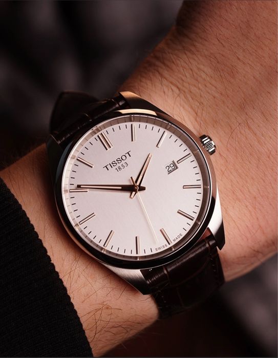 чоловічий класичний годинник Tissot PR 100 швейцарський кварцевий