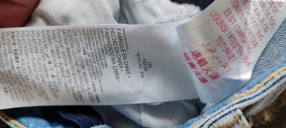 Spodnie Levi's na 12 lat