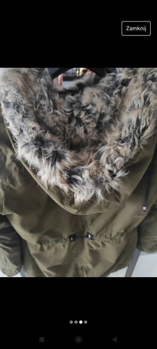 Zielona Kurtka zimowa