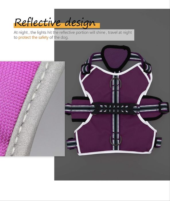 Szelki dla psów Didog Escape Proof, oddychające,do podnoszenia