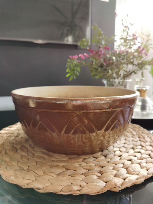 Stara makutra misa dzieża kamionka Bochnia