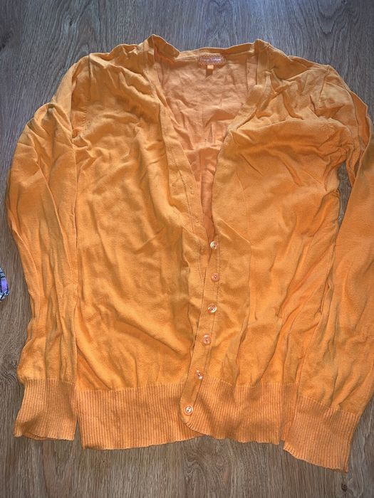 Sweter damski pomarańczowy XL