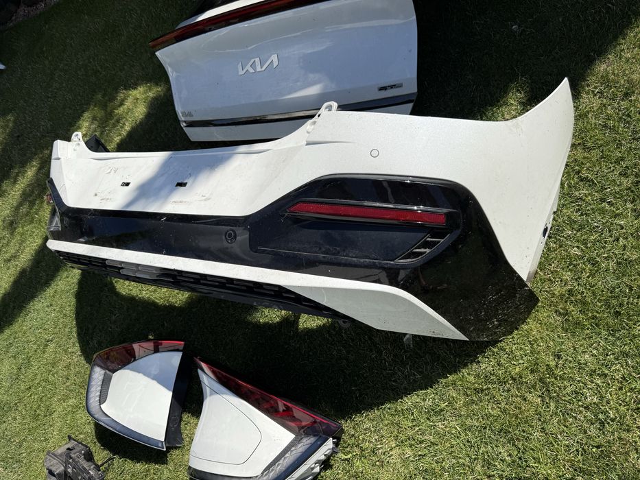 Kia EV6 Light Wind Gt-line GT Ляда Кришка багажника Бампер задній Підсилювач Фонарь лівий правий Пластик багажника весь комплект РОЗБОРКА / ЗАПЧАСТИНИ