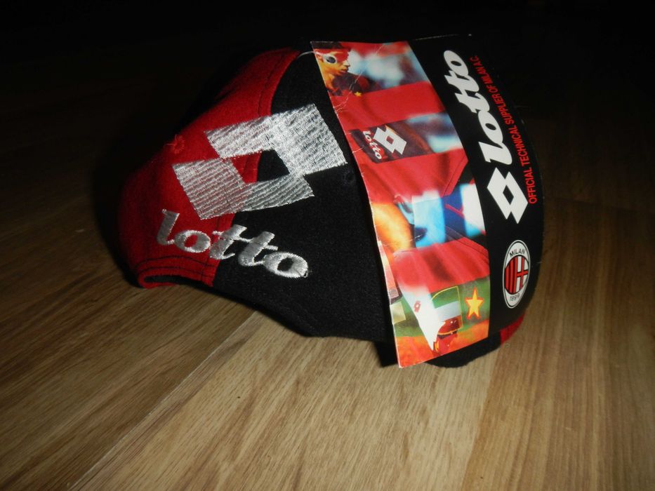 czapeczka Ac Milan Lotto vintage