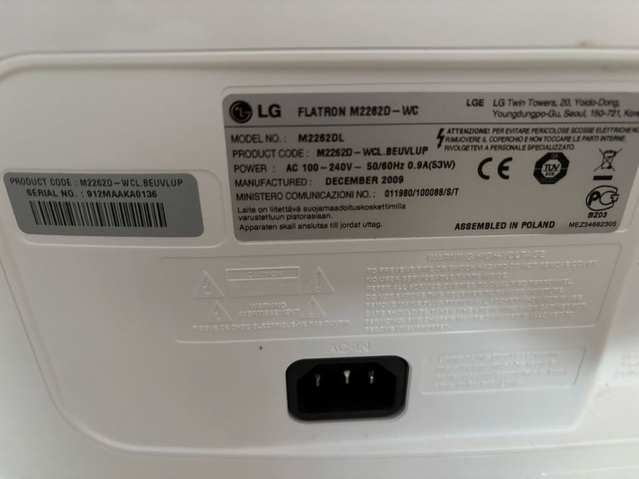 Монітор- телевізор LG