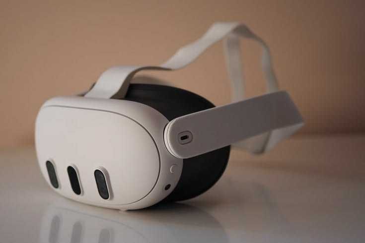 Headset VR Meta Quest 3 512GB + Bateria Extra, Case, Teclado