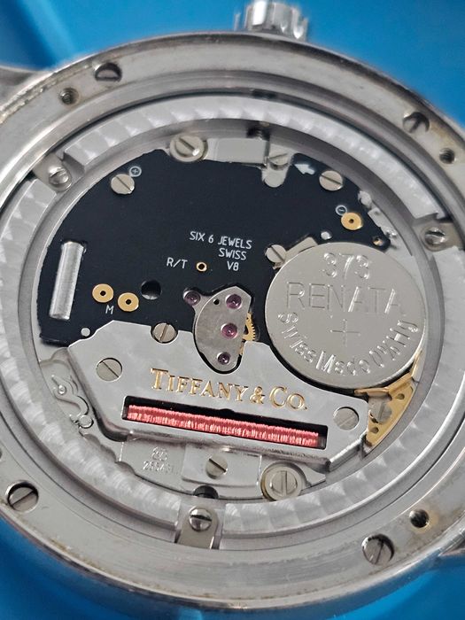 Zegarek Tiffany Atlas srebro! 37mm