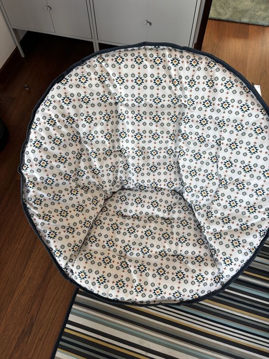 Cadeira de jardim acolchoado dobrável