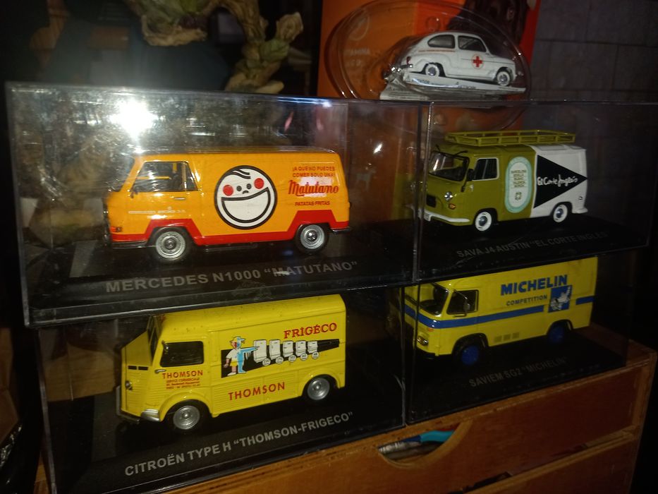 5 miniaturas escala 1/43