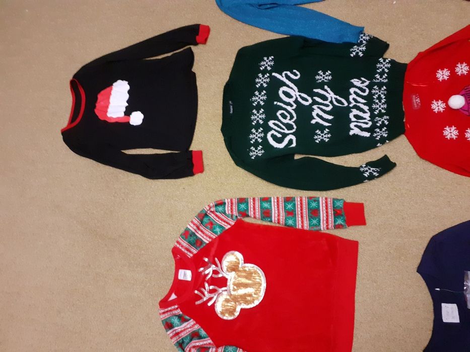 Світер, светр новорічний, жіночий різдв'яний s-л