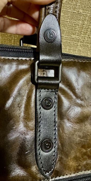 Большая сумка BUGATTI , натуральная кожа