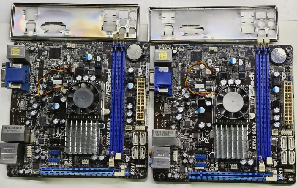Плати Mini-ITX AsRock C70M1, 2 слоти DDR3