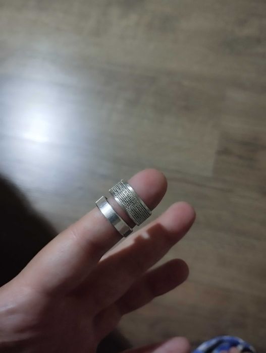 Срібло кільца 925 широкие