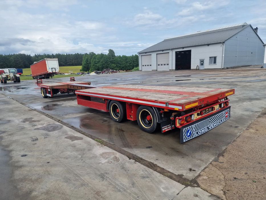 Broshuis Przyczepa Platforma Niskopodwoziowa Rozciągana do 11,00 m