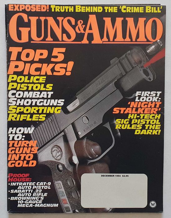 Guns & Ammo Magazine (Firearms) - December 1994 - USA