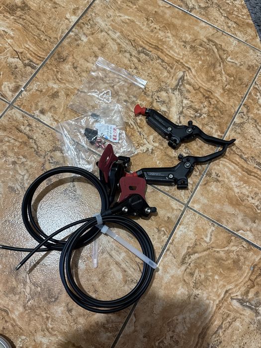 hamulce, SRAM Disc Brake Level Silver Stealth I 2-ttoczkowy