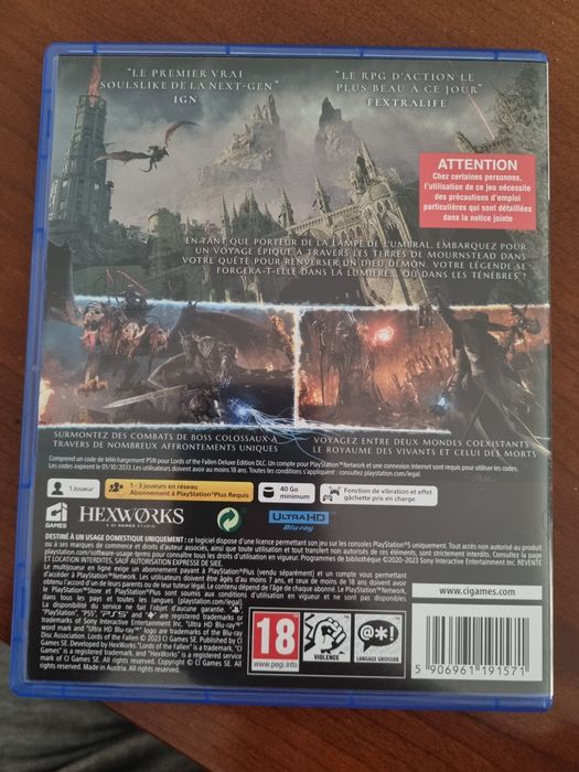 Jogos ps5 Lords of the Fallen