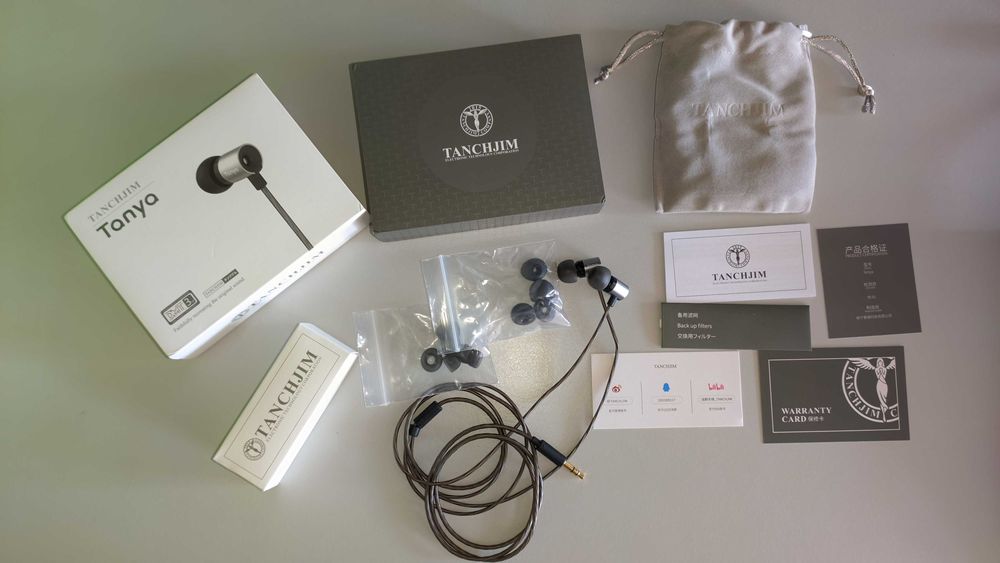 Earphones Tanchjim Tanya IEM (Novos)