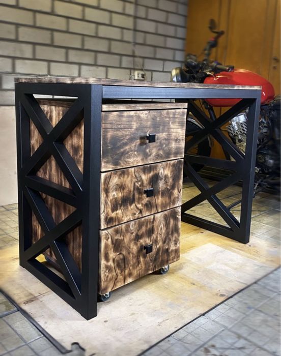 Стіл  письмовий лофт / Садові крісла в стилі loft/лофт