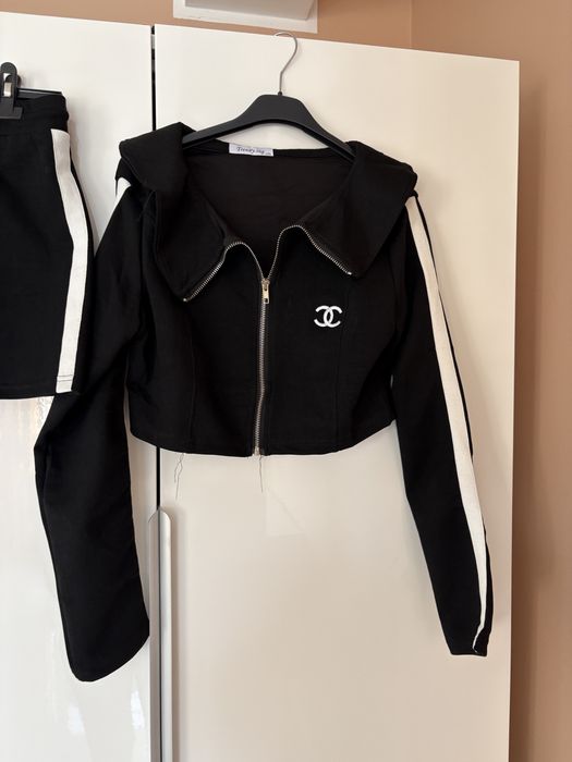 Komplet chanel  bluza i spodniczko spodenki