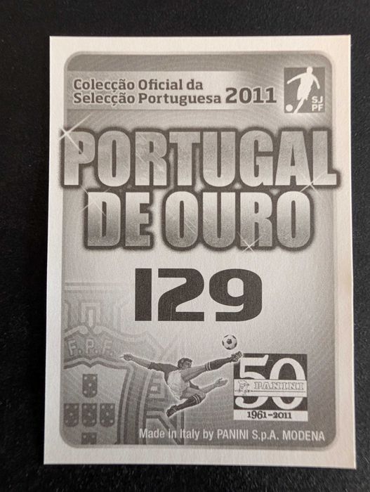 Cristiano Ronaldo Panini Portugal de Ouro 2011 #129