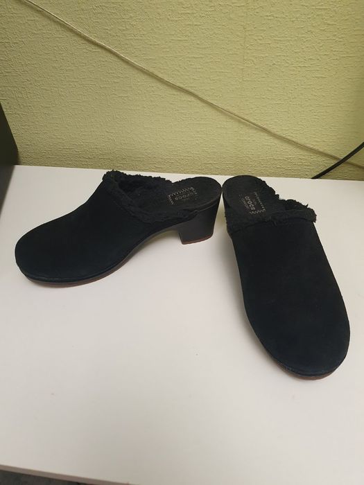 Сабо crocs натуральная замша 7