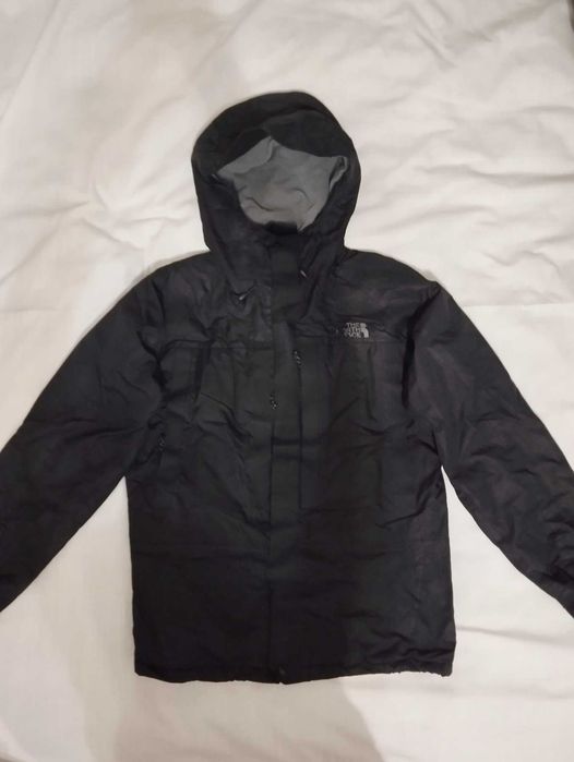 Куртка вітровка The North Face розмір 48 чорна утеплена фліс