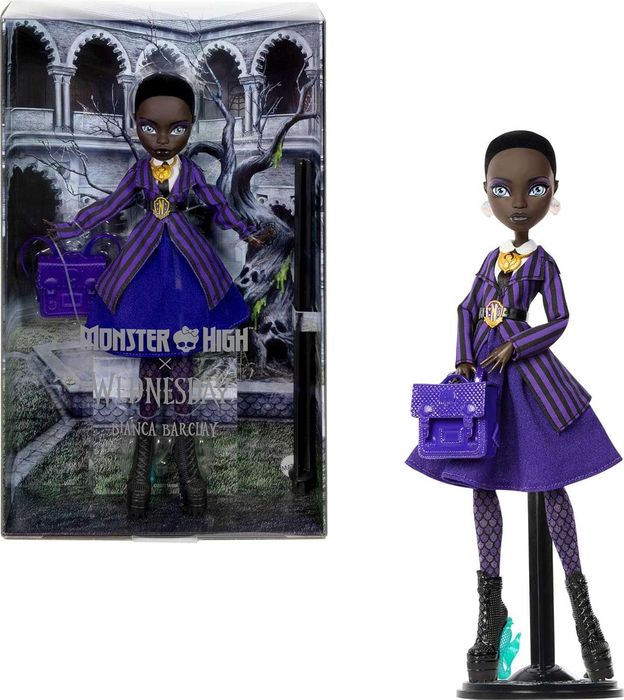 Лялька Монстер Хай Б'янка Барклай Венсдей у шкільній формі Monster High Bianca Barclay Doll JDR71 Mattel Оригінал