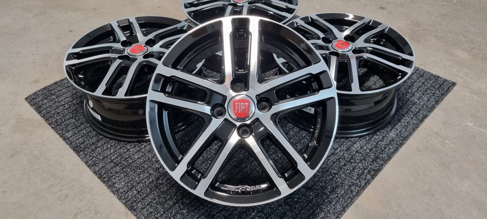Fiat Sedici 15" Felgi aluminiowe 5x114.3 Sedici Czarny Poler alufelgi