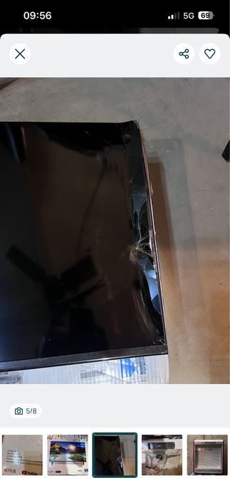 TV Hyundai HTV3200A 32" (Avariada/Peças) + Comando